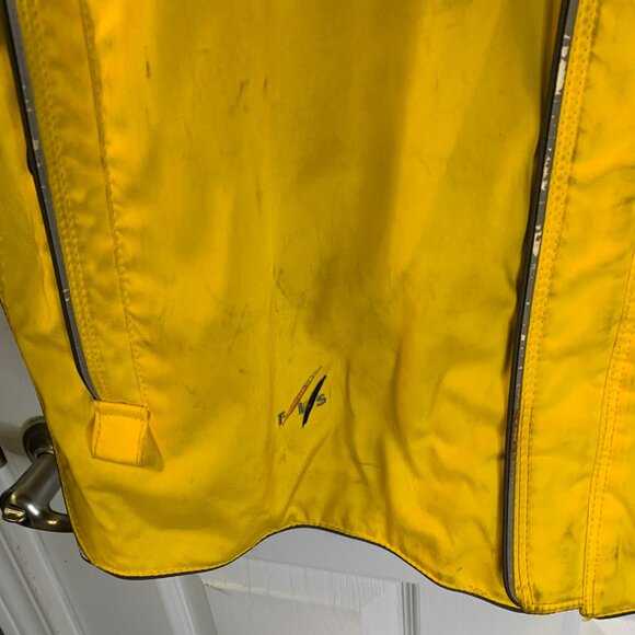 Vintage Men's Phenix Snowboarding Jacket Size L Yellow Full Zip Adj Cuffs Skiing - Picture 14 of 16